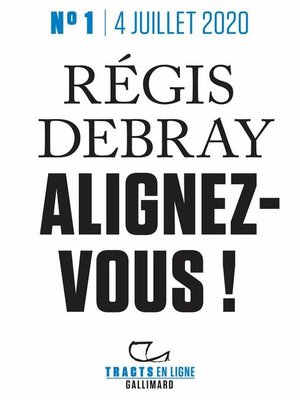 cover image of Tracts en ligne (N°01)--Alignez-vous !